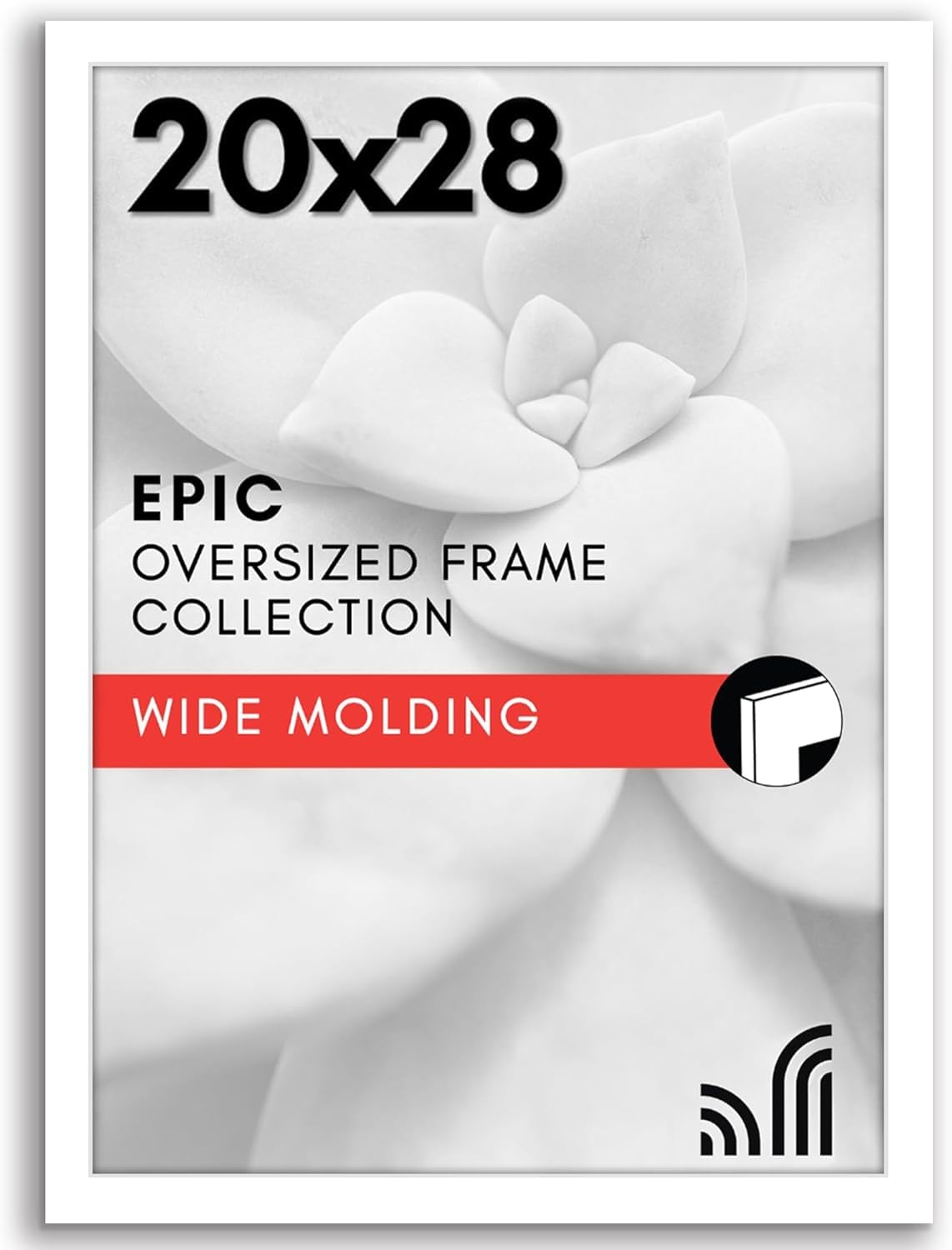 Americanflat 18x24 Poster Frame with Polished Plexiglass - Black Picture Frame - Wide Photo Frames Made of Engineered Wood for Vertical or Horizontal Wall Display - Epic Collection - Black