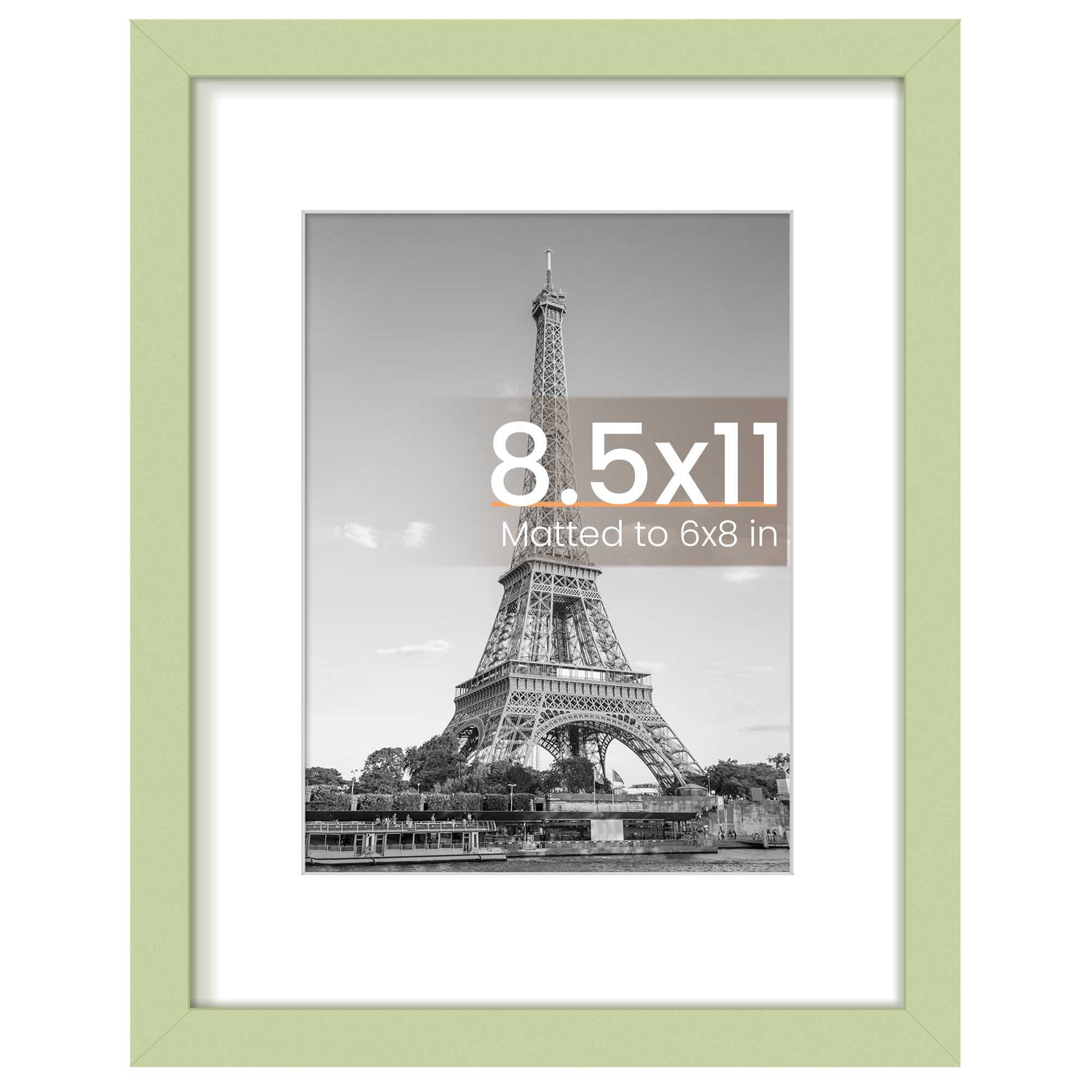 upsimples 11x17 Picture Frame, Display Pictures 9x15 with Mat or 11 x 17 Without, Wall Hanging Poster Frames, Black, 1 Pack