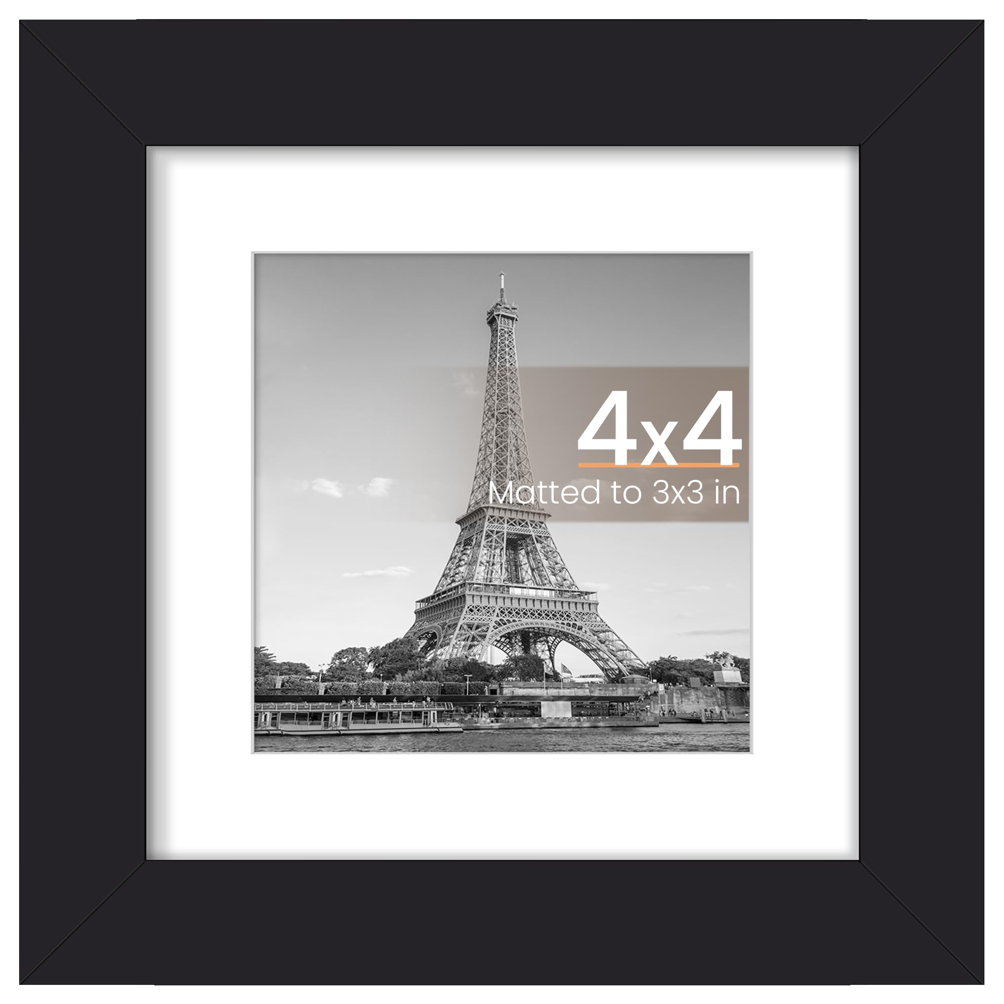 upsimples 12x16 Picture Frame, Display Pictures 8.5x11 with Mat or 12x16 Without Mat, Wall Hanging Photo Frame, Black, 1 Pack
