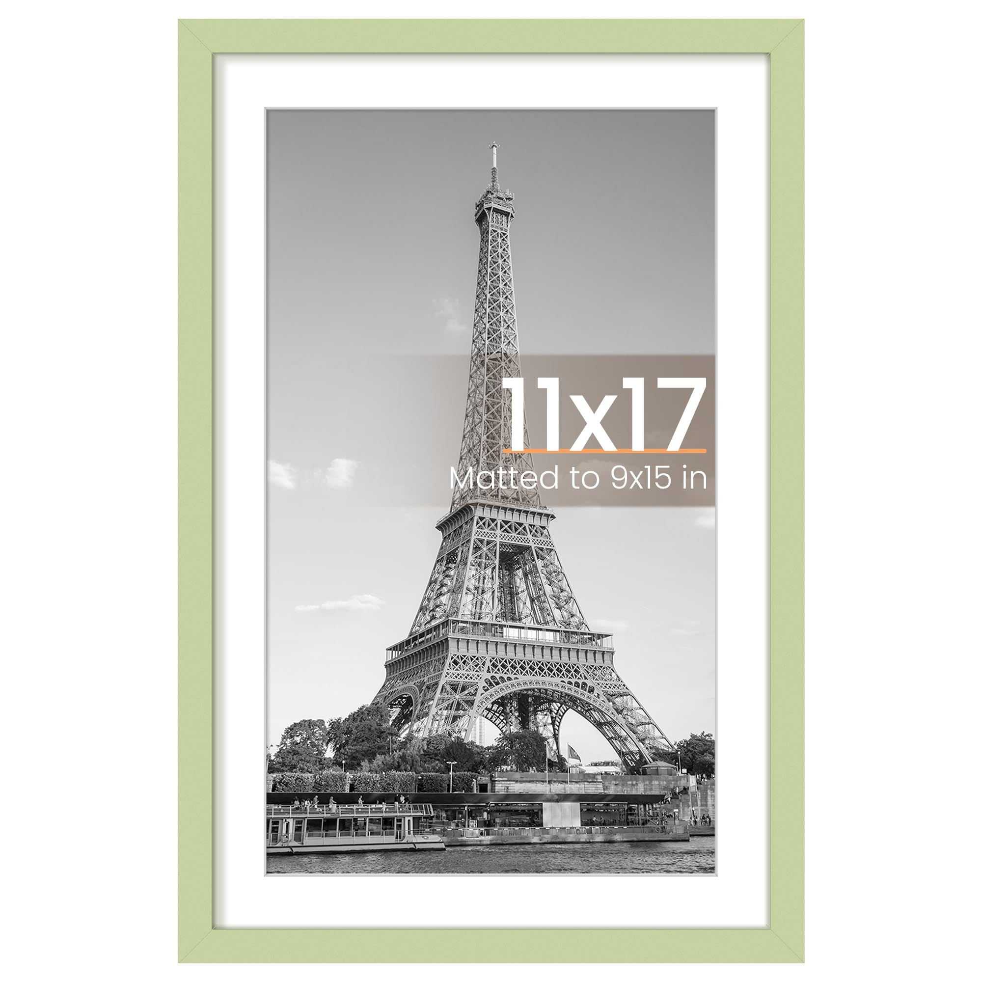upsimples 12x16 Picture Frame, Display Pictures 8.5x11 with Mat or 12x16 Without Mat, Wall Hanging Photo Frame, Black, 1 Pack
