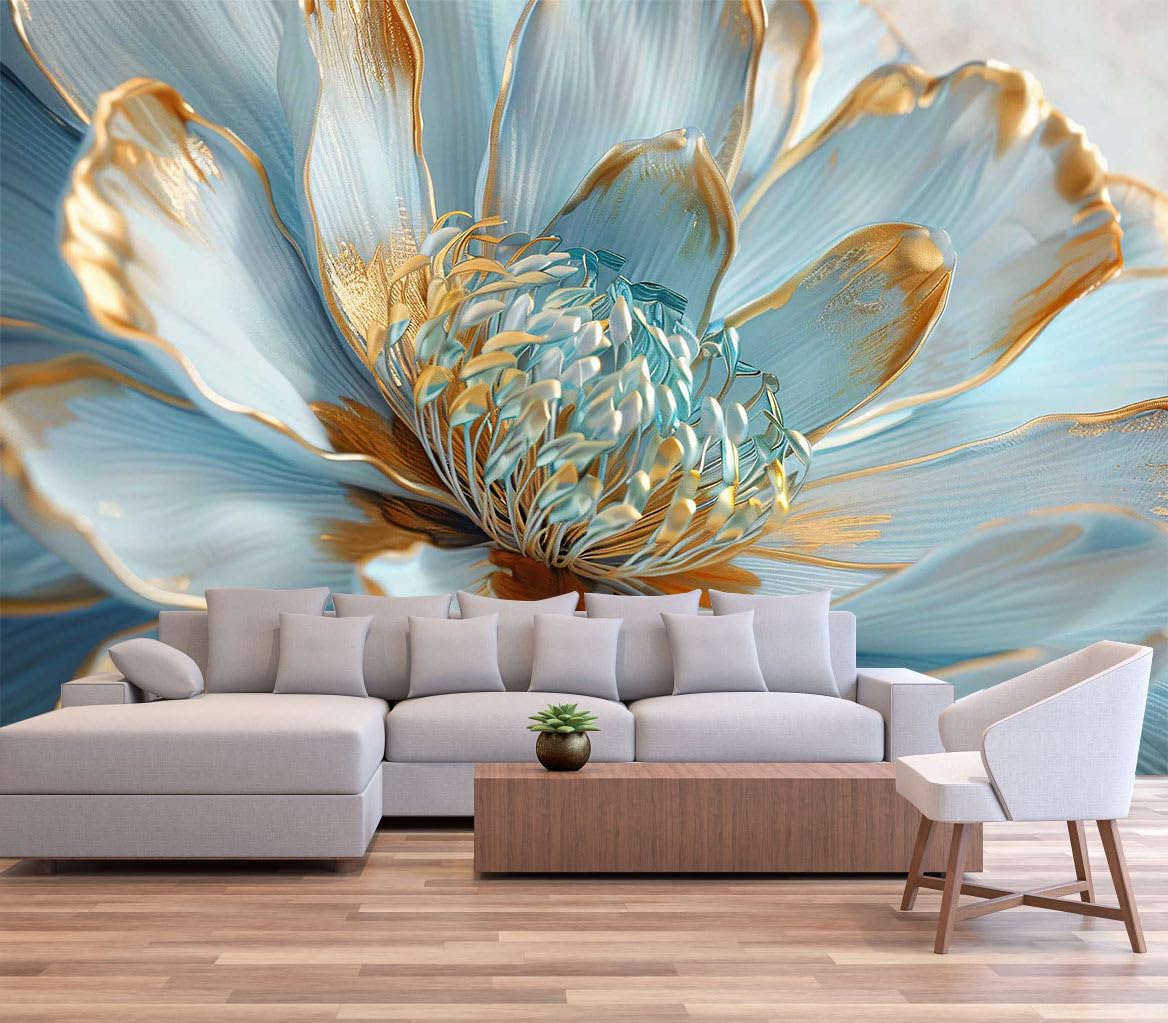 Reyhui Sunshine Forest Mural Wallpaper Landscape Tree Wallpaper Large Nature Scenery Wall Mural for Living Room (not self-Adhesive)