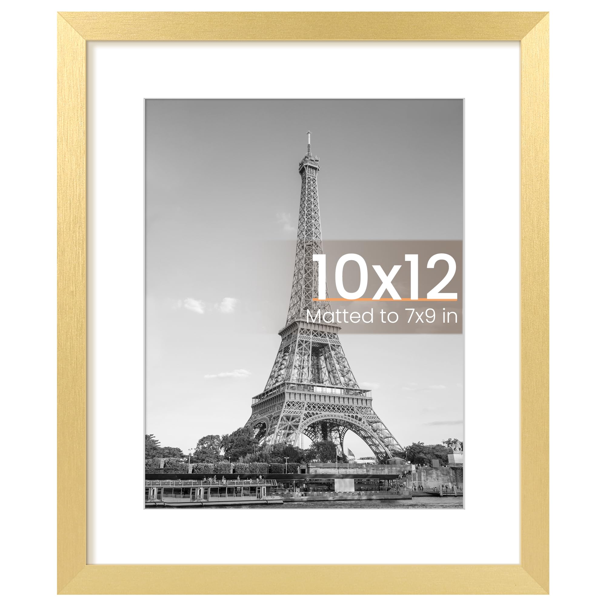upsimples 11x17 Picture Frame, Display Pictures 9x15 with Mat or 11 x 17 Without, Wall Hanging Poster Frames, Black, 1 Pack