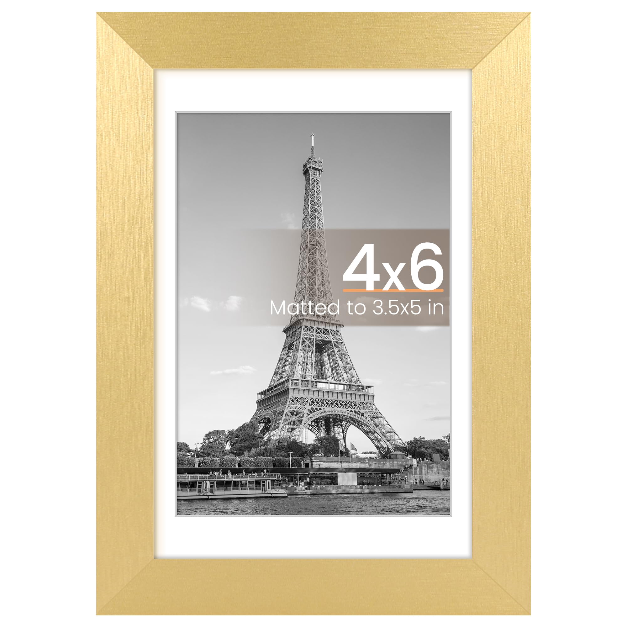 upsimples 12x16 Picture Frame, Display Pictures 8.5x11 with Mat or 12x16 Without Mat, Wall Hanging Photo Frame, Black, 1 Pack