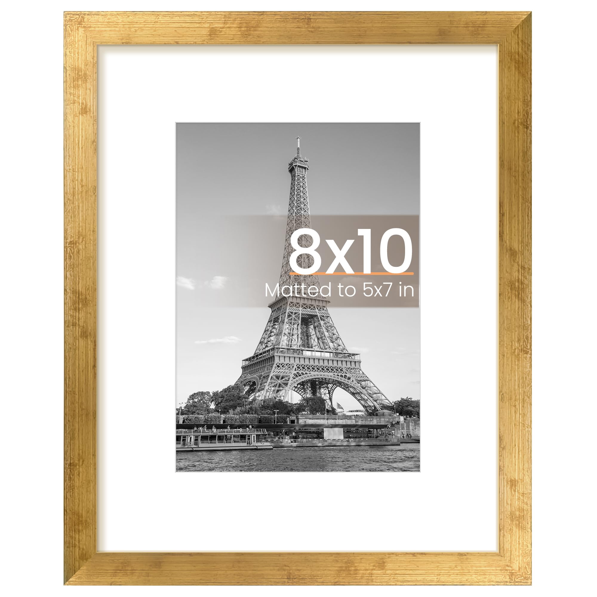 upsimples 12x16 Picture Frame, Display Pictures 8.5x11 with Mat or 12x16 Without Mat, Wall Hanging Photo Frame, Black, 1 Pack