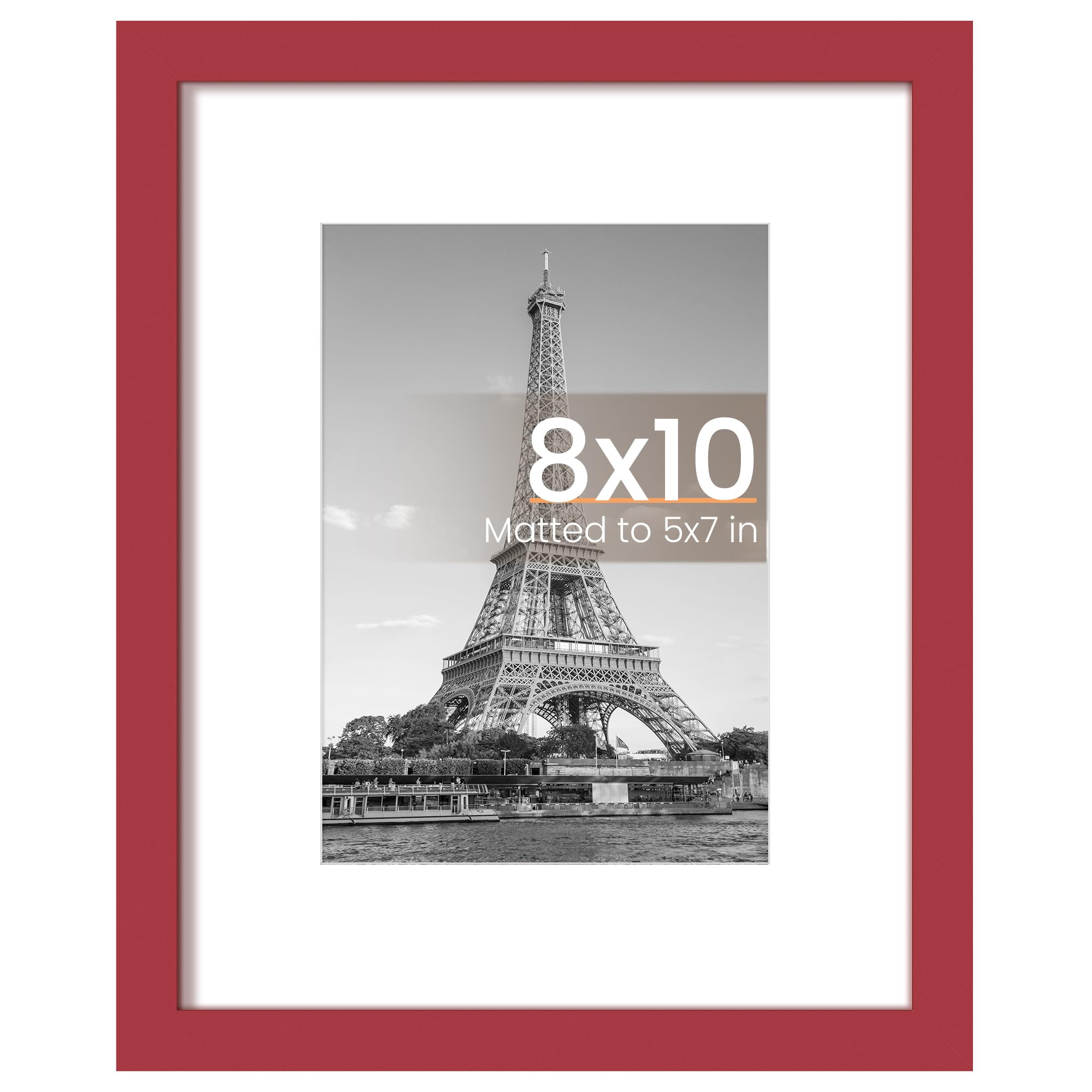 upsimples 11x17 Picture Frame, Display Pictures 9x15 with Mat or 11 x 17 Without, Wall Hanging Poster Frames, Black, 1 Pack