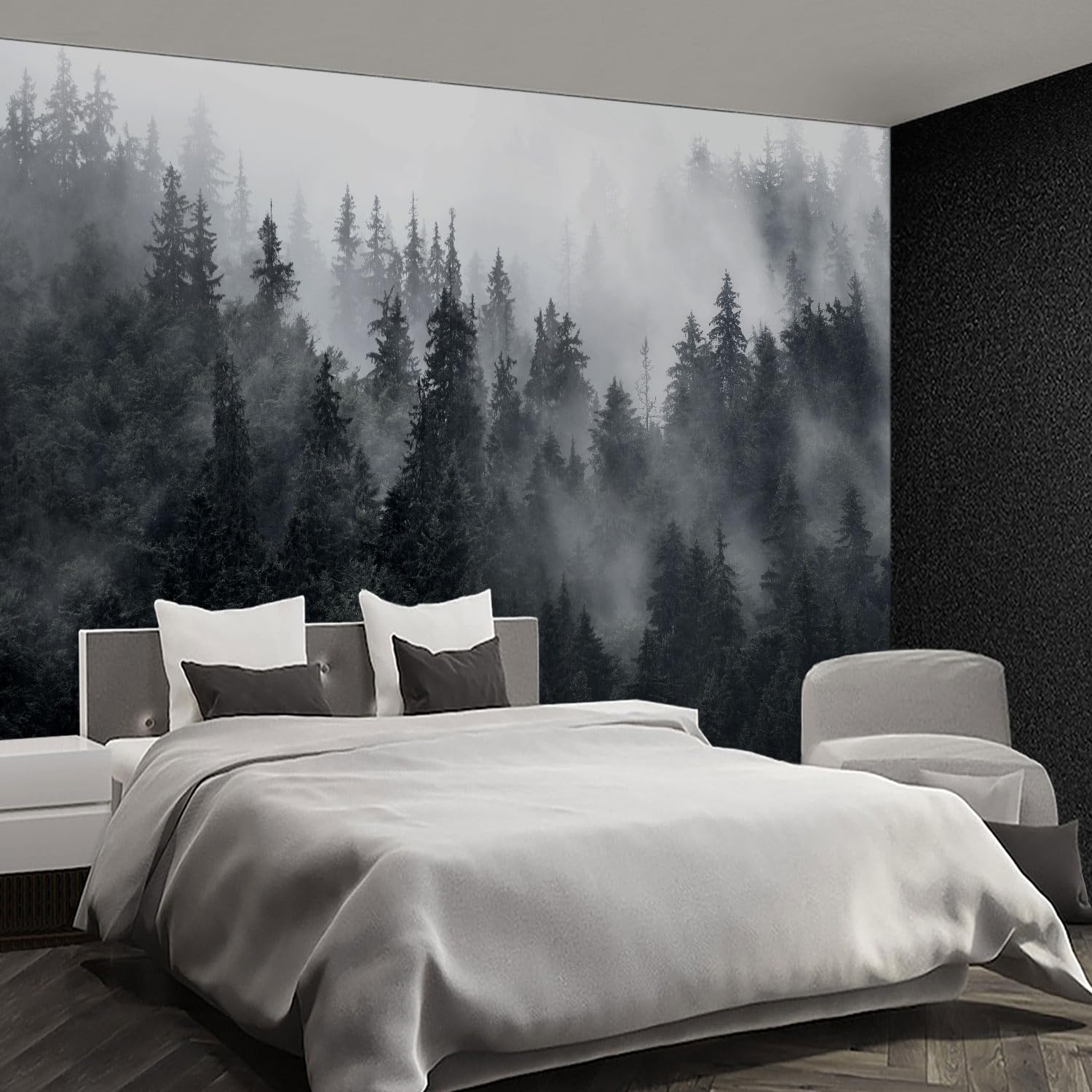 Brooklyn Bridge City View Mural Living Room couches Extra Large wall murals new york Cities Wallpaper Bedroom California Picture Landscape - 108"x75"（It's not Peel and Stick.）