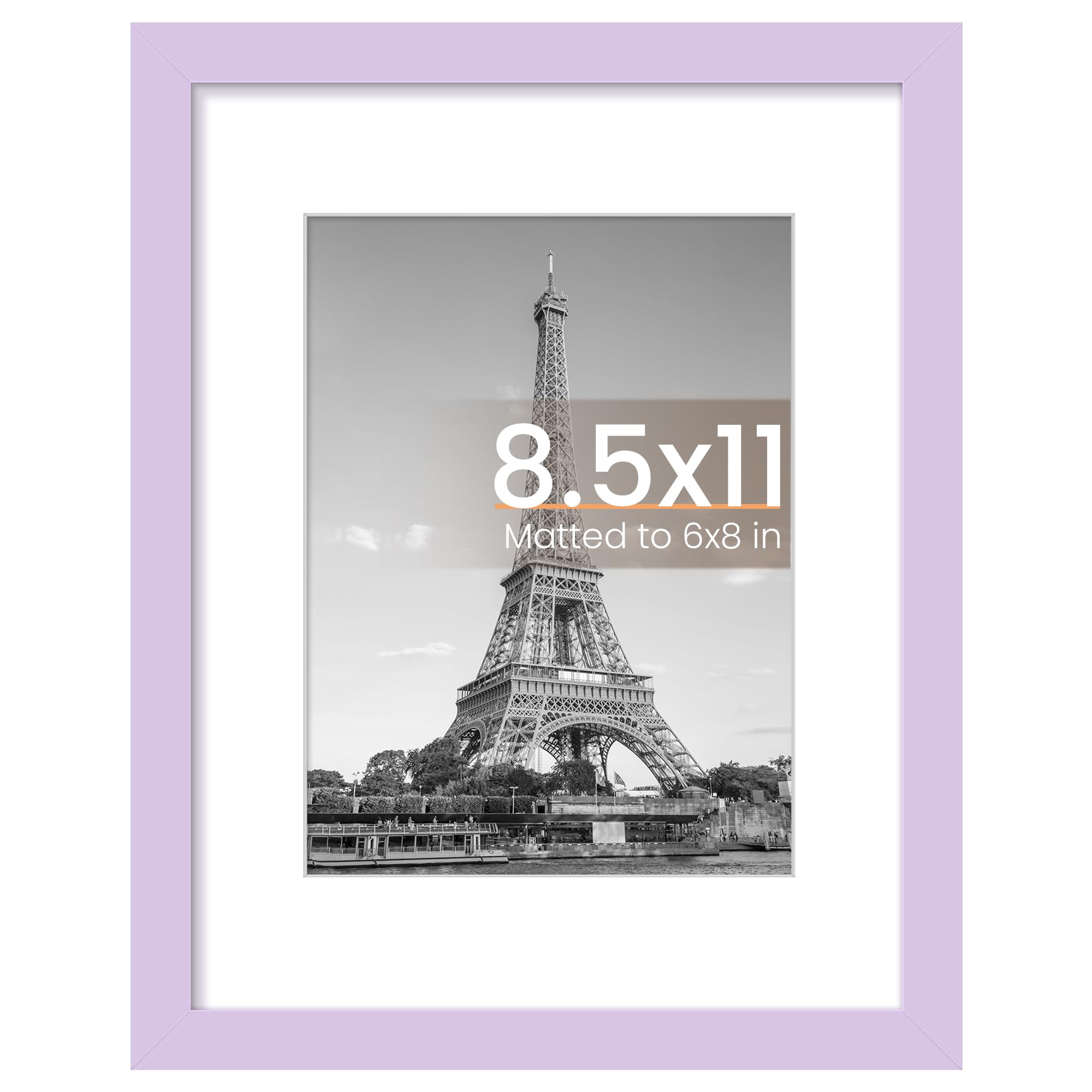 upsimples 11x17 Picture Frame, Display Pictures 9x15 with Mat or 11 x 17 Without, Wall Hanging Poster Frames, Black, 1 Pack