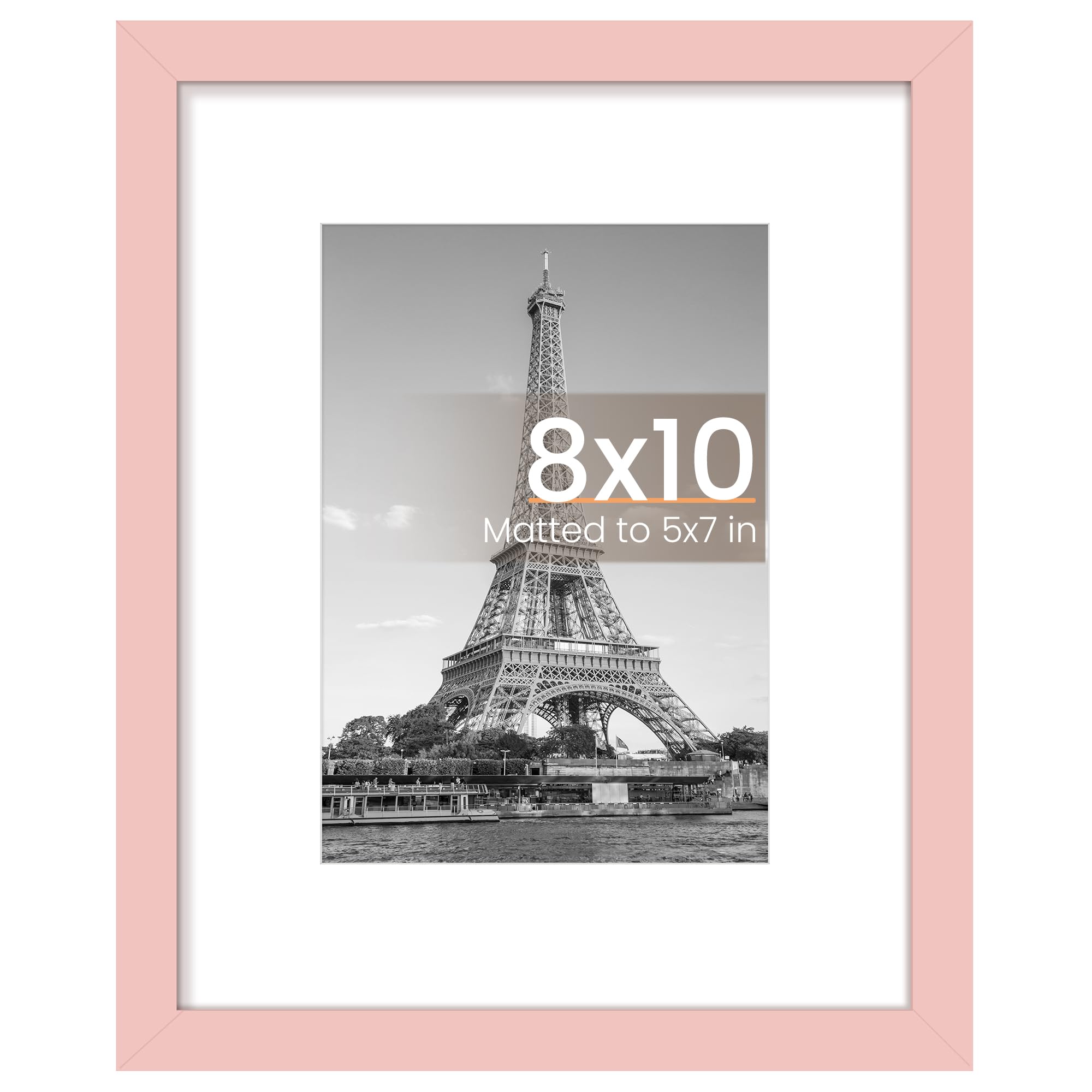 upsimples 11x17 Picture Frame, Display Pictures 9x15 with Mat or 11 x 17 Without, Wall Hanging Poster Frames, Black, 1 Pack