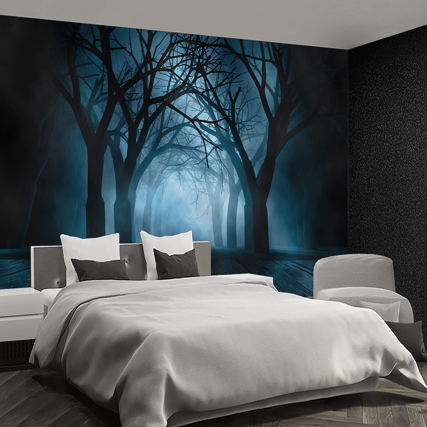 Brooklyn Bridge City View Mural Living Room couches Extra Large wall murals new york Cities Wallpaper Bedroom California Picture Landscape - 108"x75"（It's not Peel and Stick.）