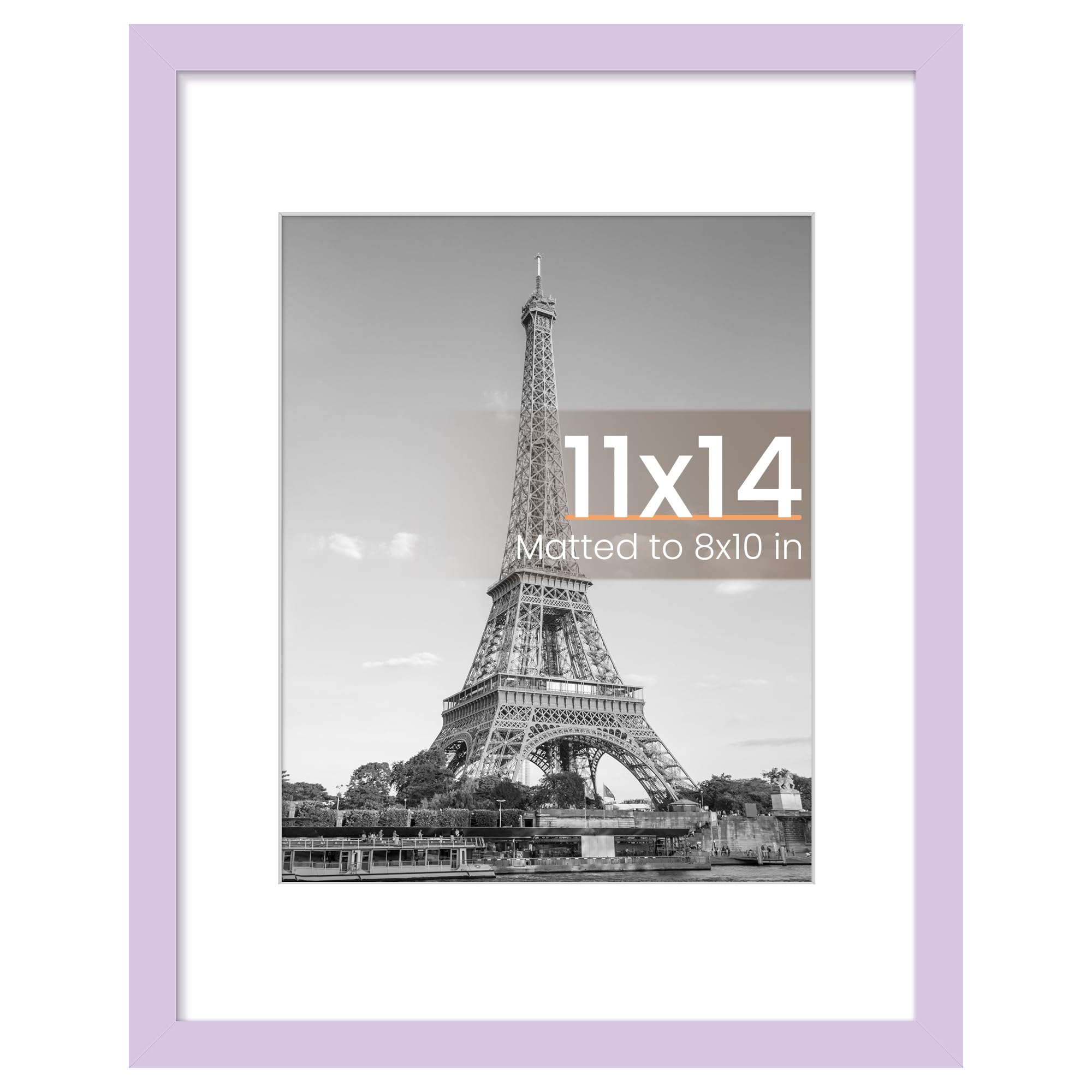 upsimples 11x17 Picture Frame, Display Pictures 9x15 with Mat or 11 x 17 Without, Wall Hanging Poster Frames, Black, 1 Pack