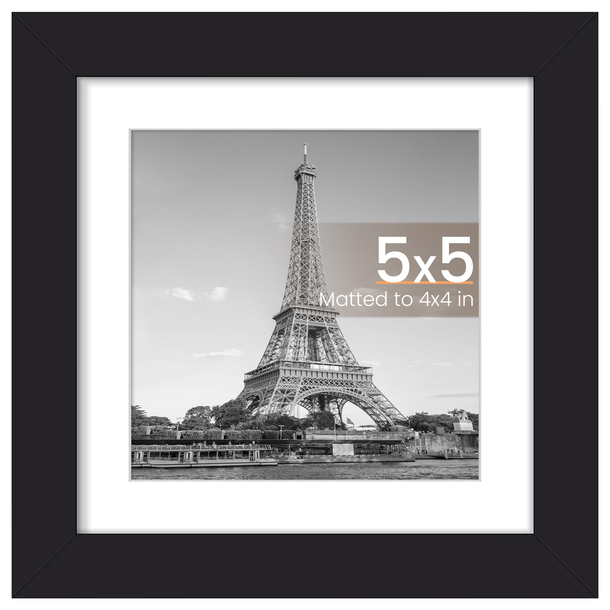 upsimples 11x17 Picture Frame, Display Pictures 9x15 with Mat or 11 x 17 Without, Wall Hanging Poster Frames, Black, 1 Pack