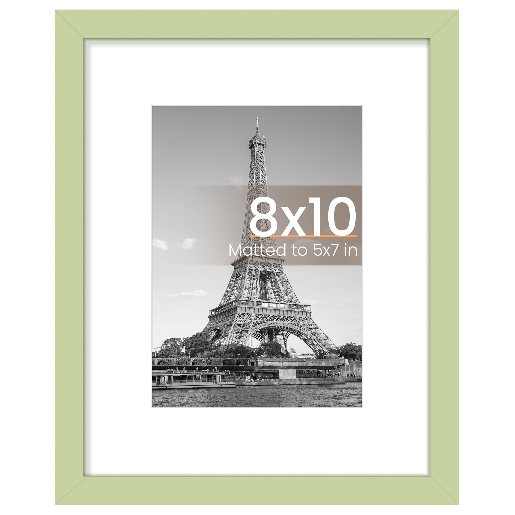 upsimples 12x16 Picture Frame, Display Pictures 8.5x11 with Mat or 12x16 Without Mat, Wall Hanging Photo Frame, Black, 1 Pack