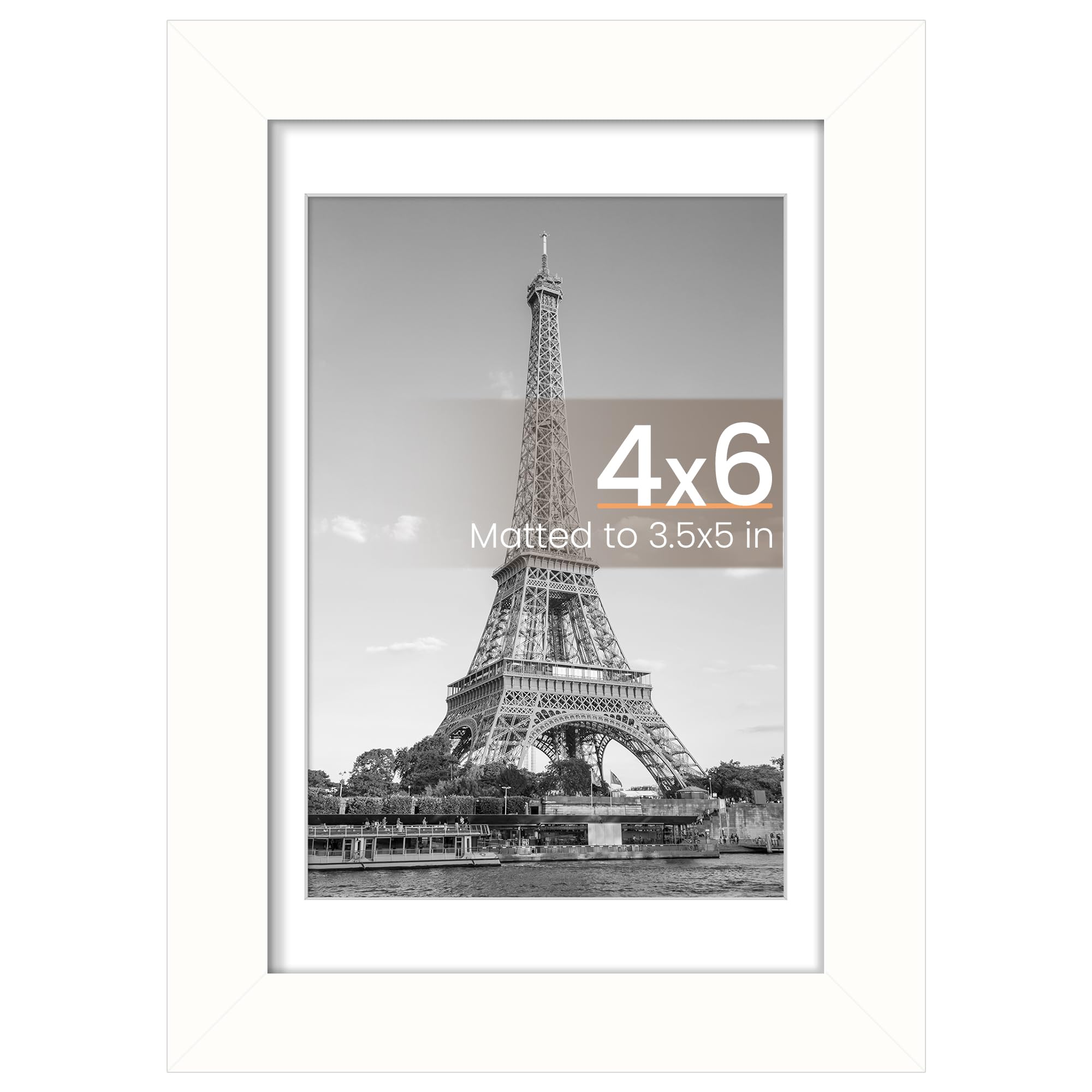 upsimples 12x16 Picture Frame, Display Pictures 8.5x11 with Mat or 12x16 Without Mat, Wall Hanging Photo Frame, Black, 1 Pack