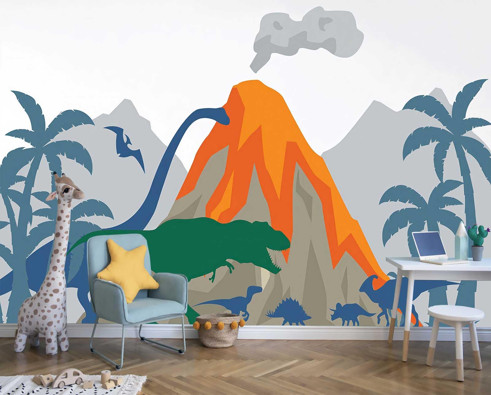 Reyhui Sunshine Forest Mural Wallpaper Landscape Tree Wallpaper Large Nature Scenery Wall Mural for Living Room (not self-Adhesive)