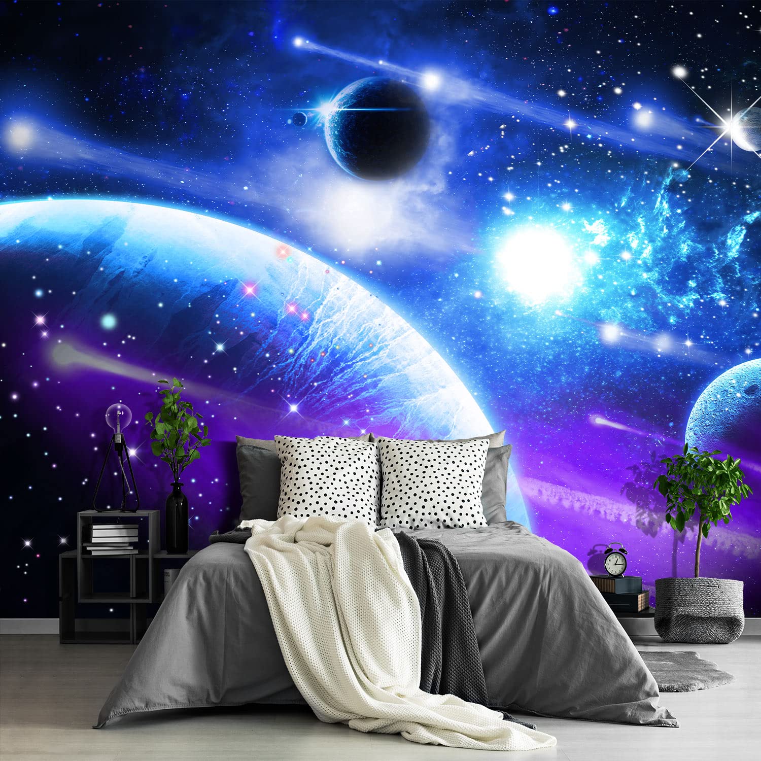Brooklyn Bridge City View Mural Living Room couches Extra Large wall murals new york Cities Wallpaper Bedroom California Picture Landscape - 108"x75"（It's not Peel and Stick.）