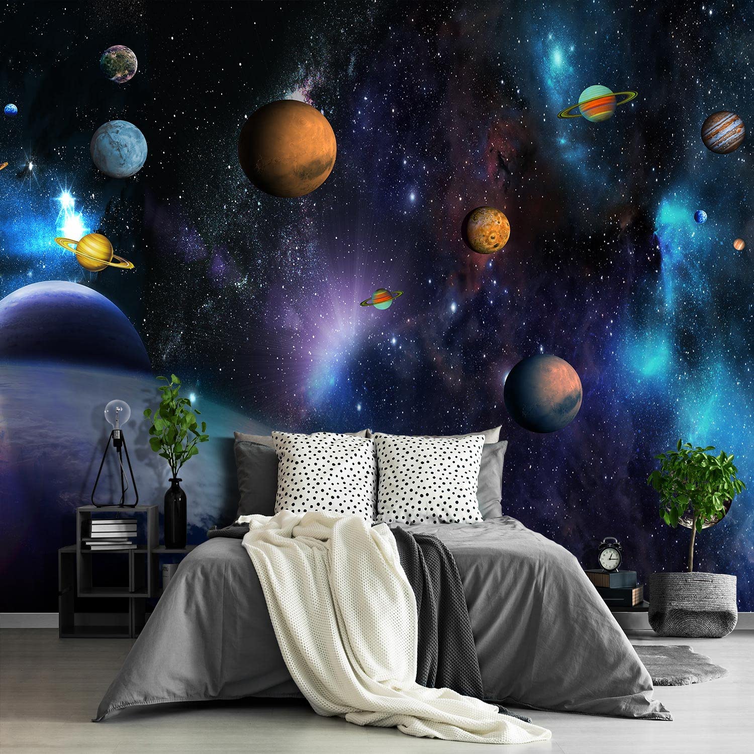 Brooklyn Bridge City View Mural Living Room couches Extra Large wall murals new york Cities Wallpaper Bedroom California Picture Landscape - 108"x75"（It's not Peel and Stick.）