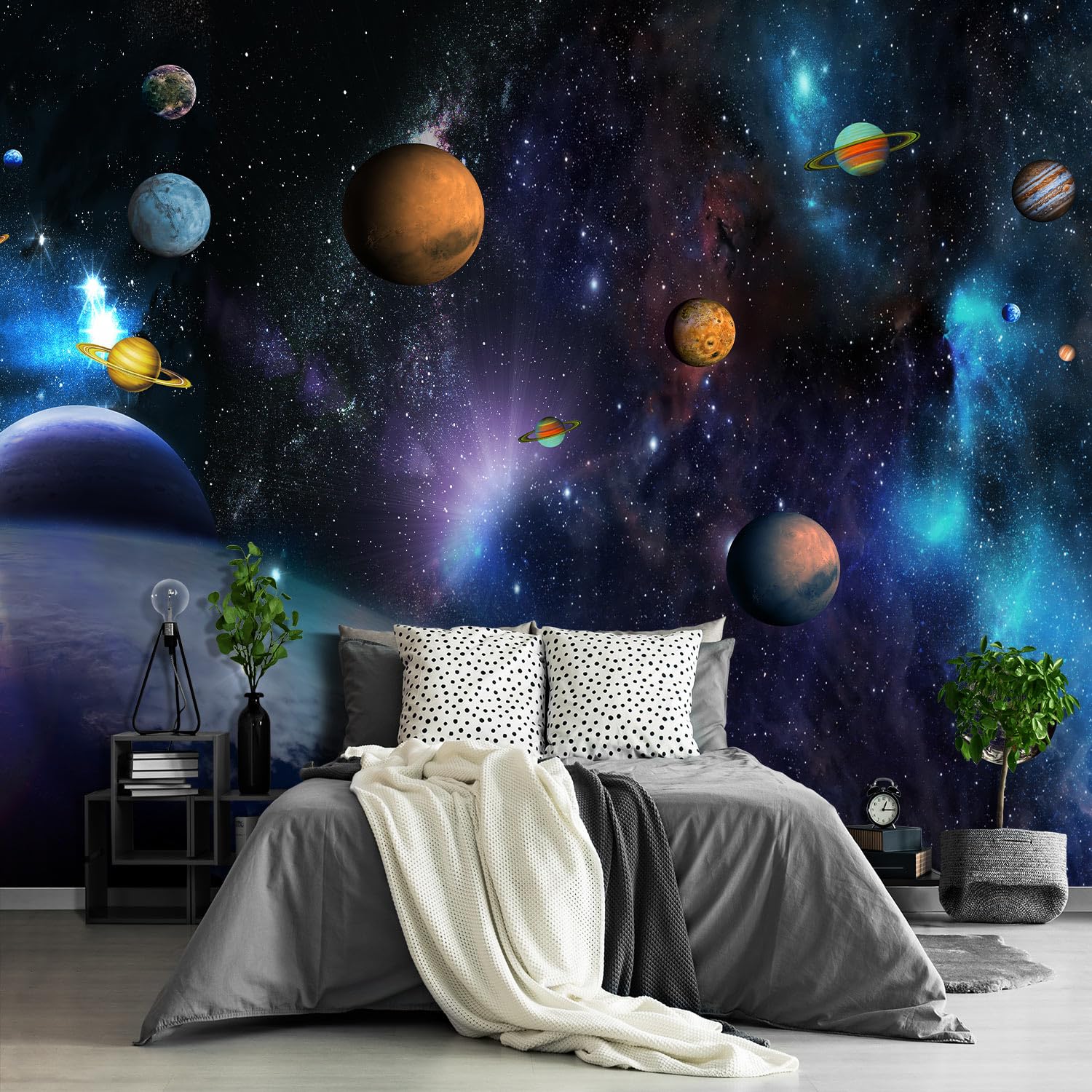 Brooklyn Bridge City View Mural Living Room couches Extra Large wall murals new york Cities Wallpaper Bedroom California Picture Landscape - 108"x75"（It's not Peel and Stick.）