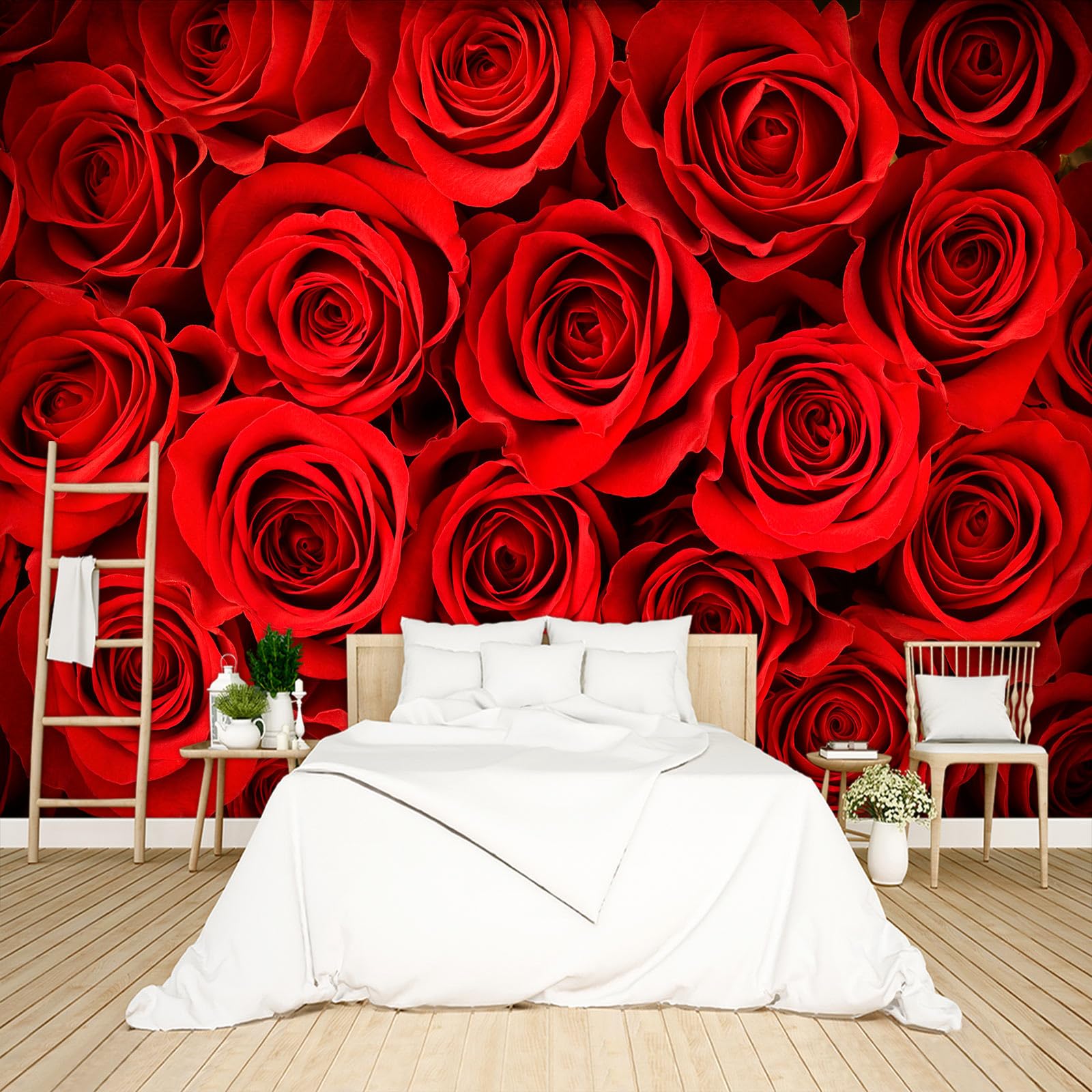 Tropical Rainforest Botanical Wallpaper Peel and Stick Wall Mural for Bedroom Living Room - 85"x118"