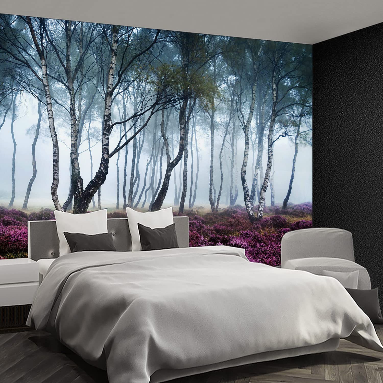 Brooklyn Bridge City View Mural Living Room couches Extra Large wall murals new york Cities Wallpaper Bedroom California Picture Landscape - 108"x75"（It's not Peel and Stick.）