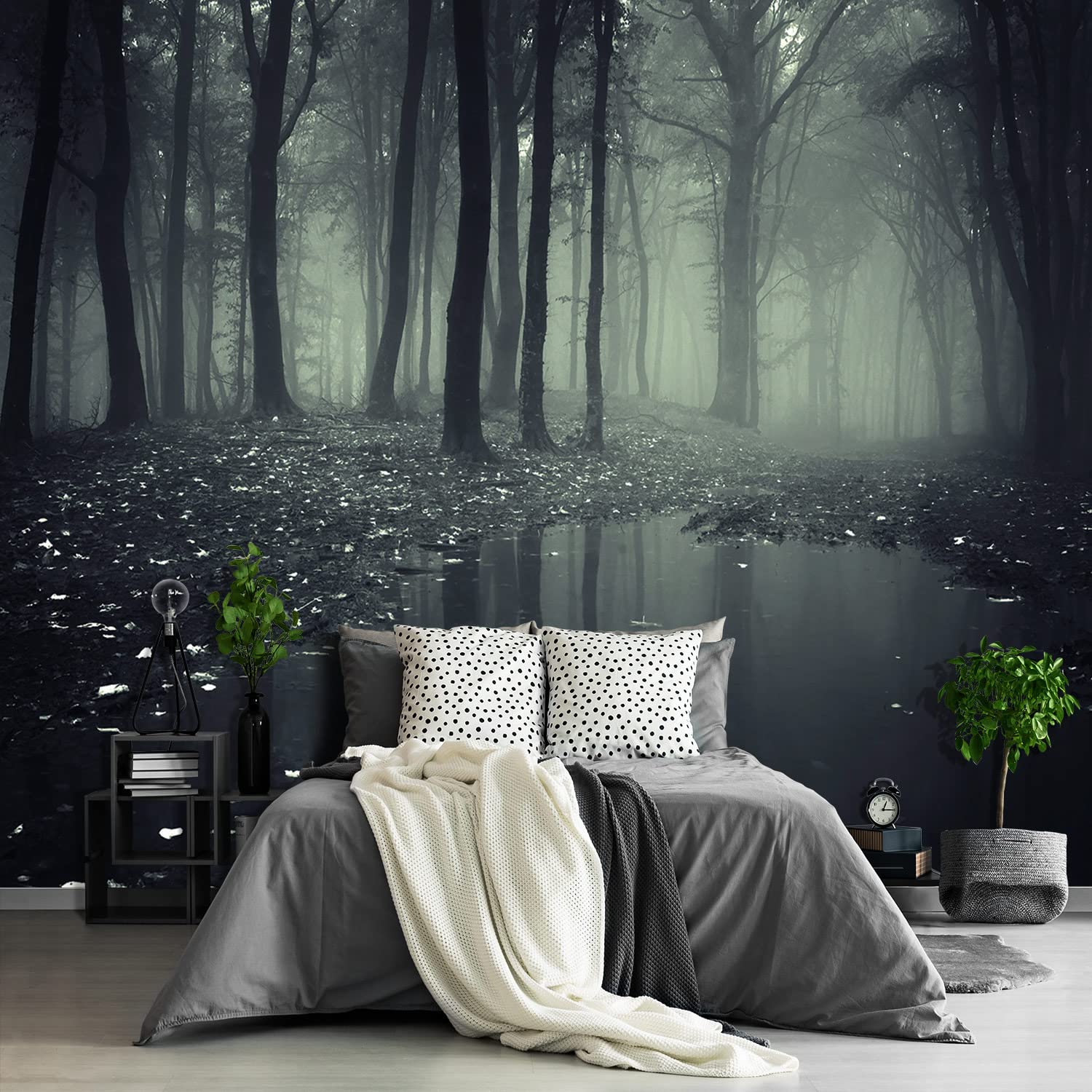 Brooklyn Bridge City View Mural Living Room couches Extra Large wall murals new york Cities Wallpaper Bedroom California Picture Landscape - 108"x75"（It's not Peel and Stick.）