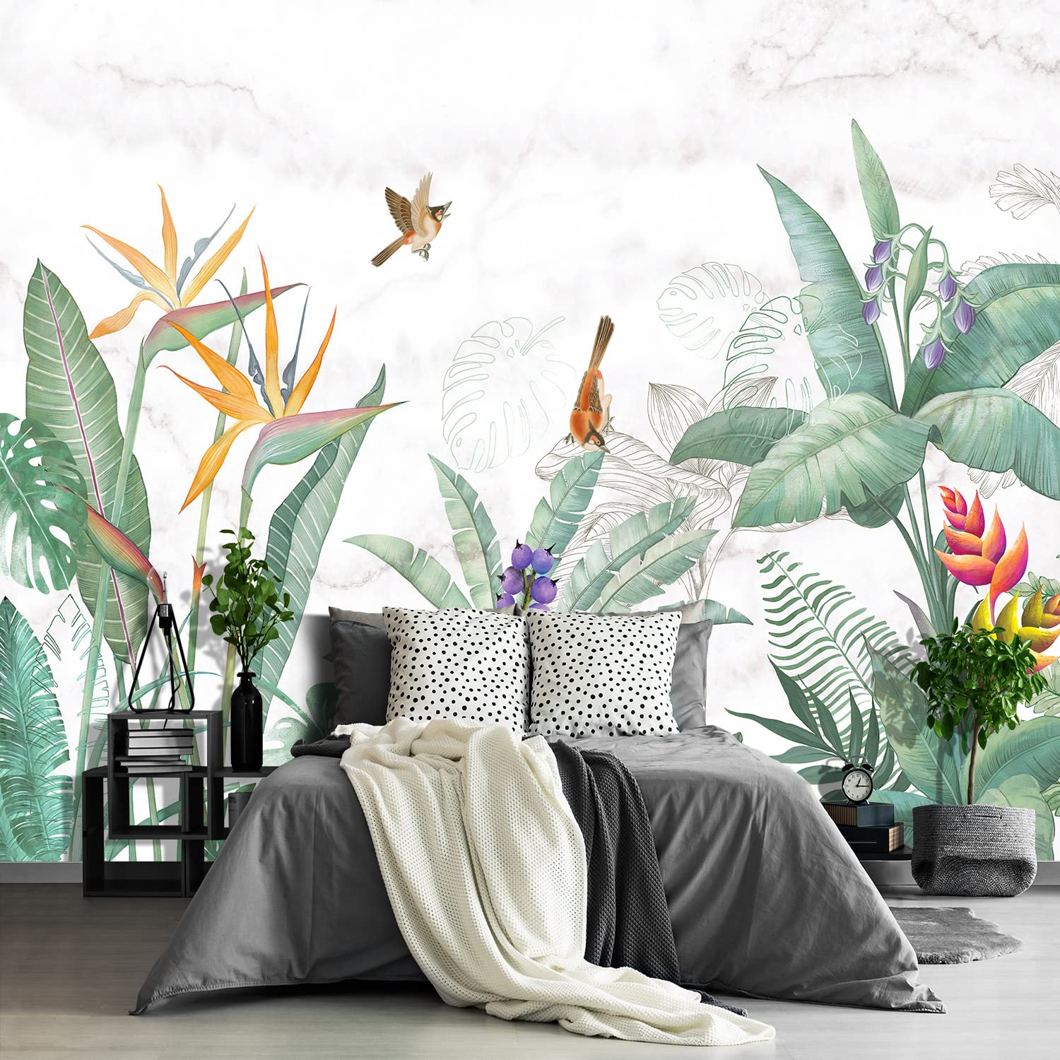 Brooklyn Bridge City View Mural Living Room couches Extra Large wall murals new york Cities Wallpaper Bedroom California Picture Landscape - 108"x75"（It's not Peel and Stick.）