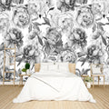 Tropical Rainforest Botanical Wallpaper Peel and Stick Wall Mural for Bedroom Living Room - 85"x118"